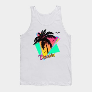 Destin Cool 80s Sunset Tank Top